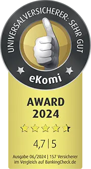 eKomi Award 2023 HanseMerkur Universalversicherer
