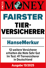 Focus Money - Fairster Tierversicherer HanseMerkur 2024