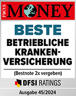 Focus Money - Beste Betriebliche Krankenversicherung