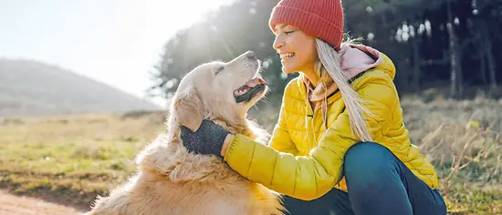 Einen Moment mit meinem Hund teilen